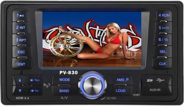 Radio para el auto 2 DIN DIGNITY PV-830 PANEL LCD