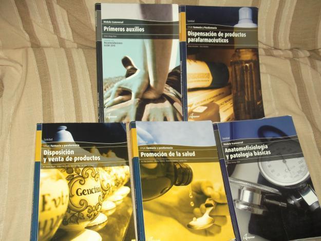 LIBROS CICLO GRADO MEDIO FARMACIA Y PARAFARMACIA