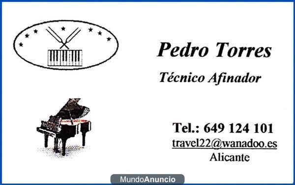 Afinador Técnico de Pianos - Alicante