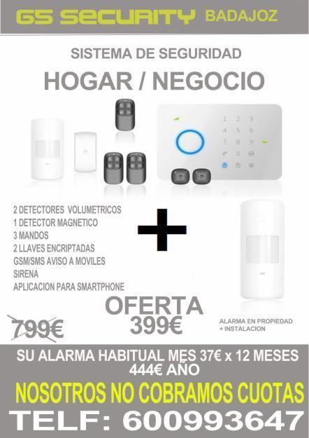 Alarma sin cuotas