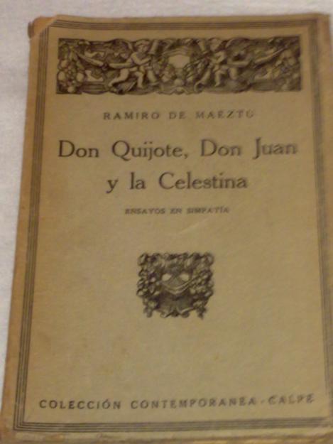 Don Quijote Don Juan y La Celestina