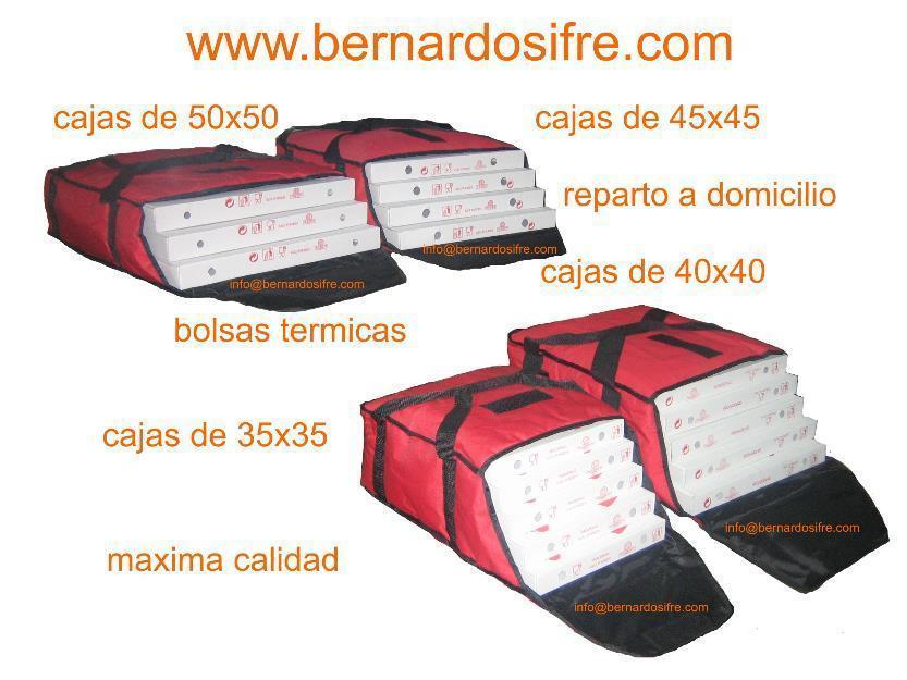 Bolsa pizza termica bs/bolsa1 estándar para cajas de 33x33