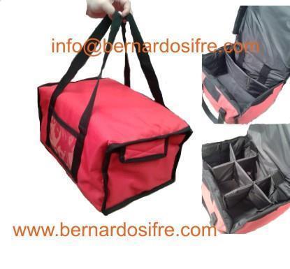 Bolsa termica con compartimentos bs/bolsa37 para reparto de comida