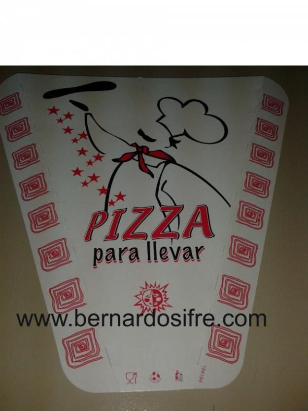 Cajas pizza, calzone, porcion pizza