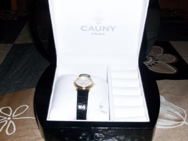 Reloj swiss cauny prima 18 kilates nuevo