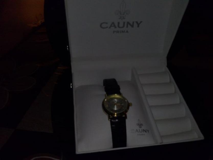 Reloj swiss cauny prima 18 kilates nuevo