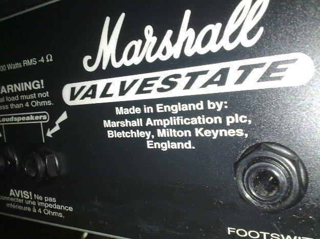 Amplificador Marshall VS100W RMS