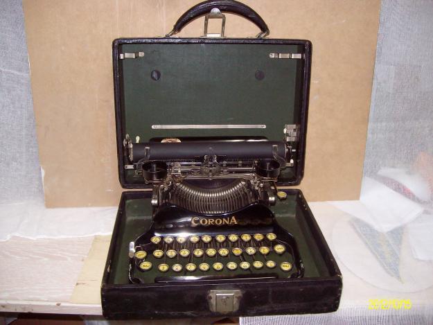 Máquina de escribir manual Corona de 1900