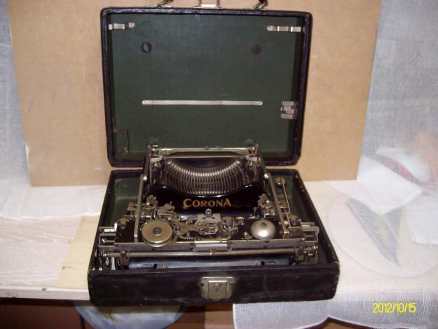 Máquina de escribir manual Corona de 1900