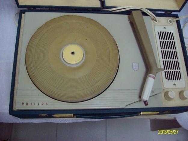 Tocadiscos Philips Stereo, dos altavoces  el Rey de los guateques de los años 60