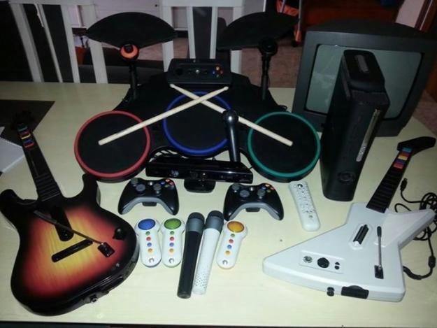Vendo Pack de Xbox360 con muchos accesorios