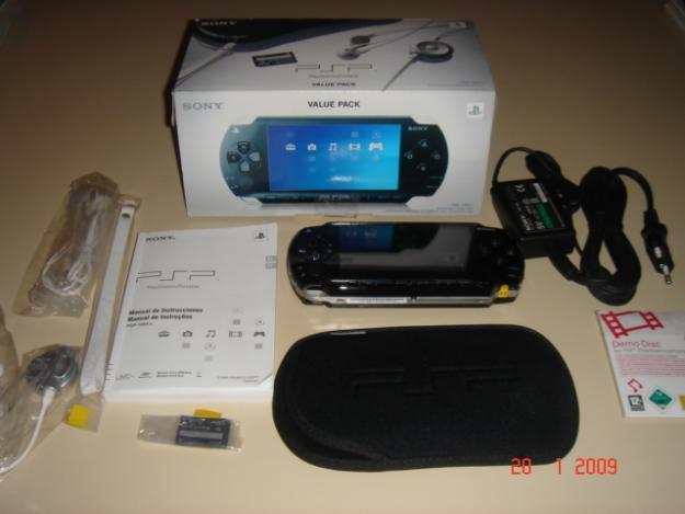 Vendo PSP negra (Value Pack) como nueva VENDIDA!!!