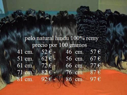 Venta de cabello natujral hindu  100 %remy