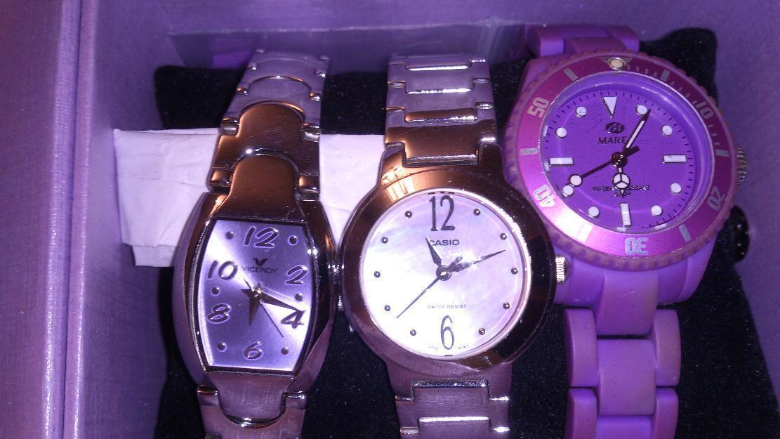 Venta lote 6 relojes juveniles por falta de uso