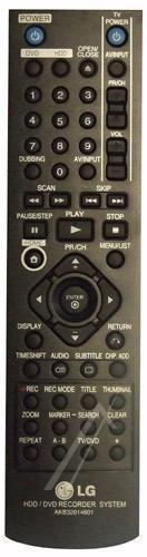 Venta mandos a distancia para DVD grabador con disco duro LG AKB32014601 a 17,50 euros