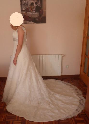 vestido de novia: marca: san patric, modelo caspio, talla 42