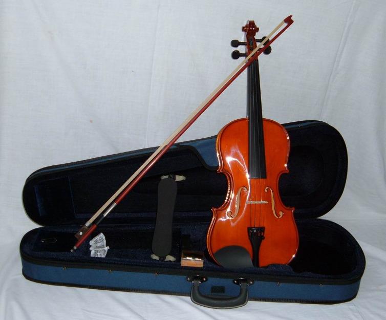 violín 4/4 + arco + resina + estuche. nuevo!