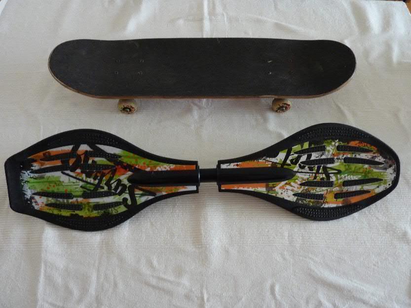 Waveboard, Skateboard y Fingerboards
