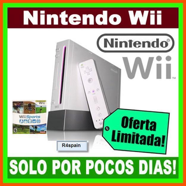Wii + Wii Sports - Garantia 2 años - 179,95 Iva Incl.