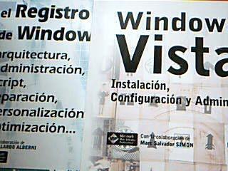 windows vista y el registro de windows vista pack dos libros
