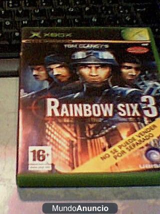 x box-videojuego rainbow six 3