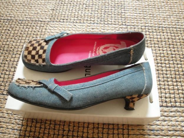 ***zapato chica denim-piel de la marca: irregular choice***