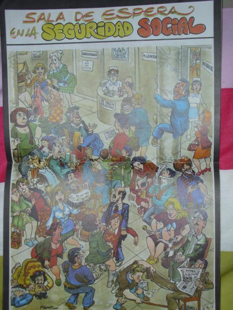 Comic para adultos, original MANOLO E IRENE 1982 con poster central