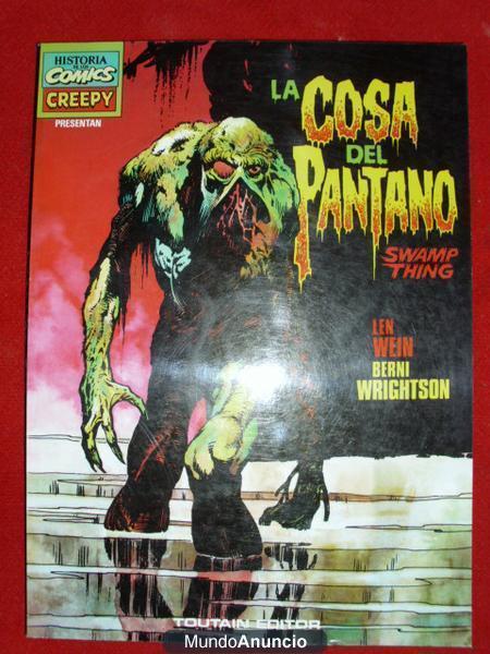 IMPECABLE Comic de GREEPY Especial. La Cosa del Pantano por Swamp Thing. de Toutain Editor. Del año 1983.