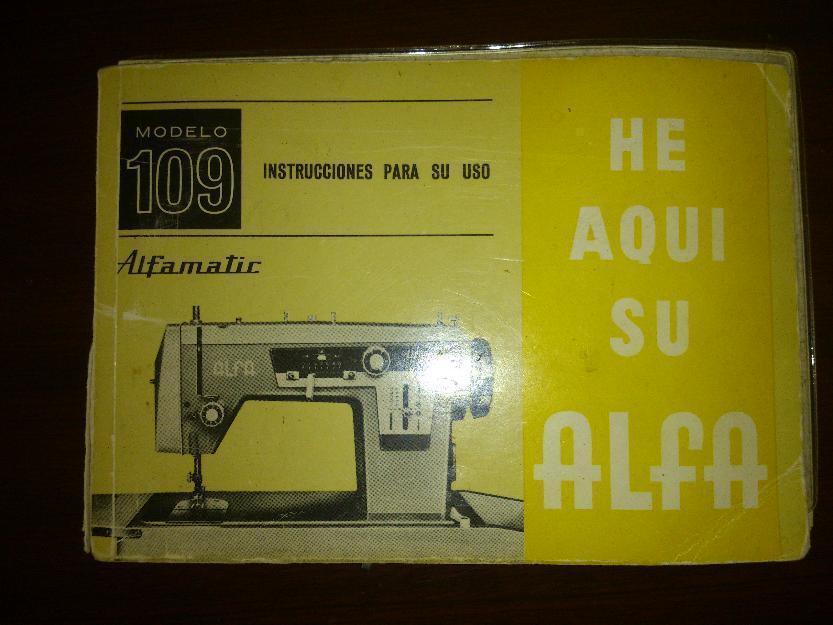 maquina de coser alfa 109 con mueble