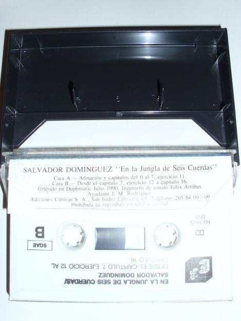 Vendo cassette original de tecnicas de guitarra electrica moderna, por Salvador Dominguez