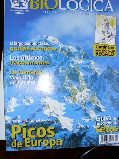 Vendo Revista BIOLÓGICA, nº 2. Publicada en Noviembre de 1996.