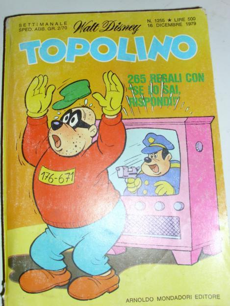 Vendo tebeo Topolino, de Walt Disney en Italiano, con mas de 200 paginas.