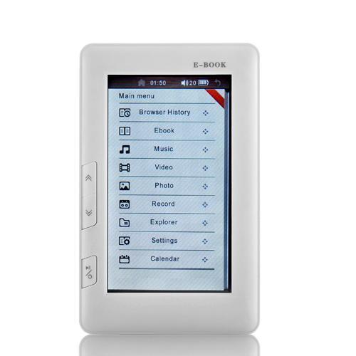 Mebook táctil Mini-eBook Reader y MP4 (4GB)