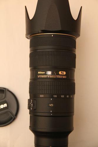 Nikon objetivo af-s nikkor 70-200mm f/2,8g ed vrii