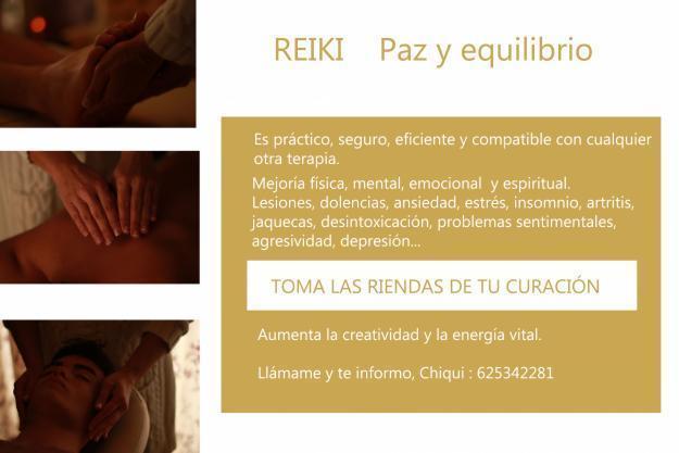 Reiki. masajista terapeuta.