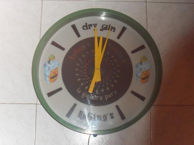 Reloj de pared  años 70's   de Dry Gin Rolling's