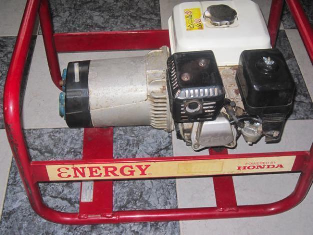 Se vende generador de Energy 3000 CON MOTOR HONDA 3000 vatios
