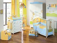 Colorida habitación para bebés