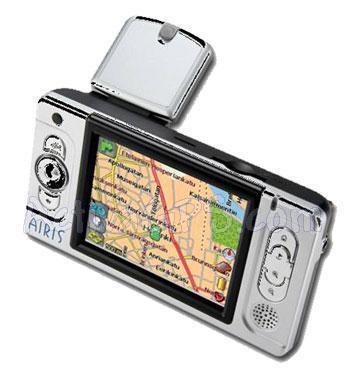 Navegador Mapas España Portugal GPS MP3 AIRIS T900 USB - soporte y cargador para coche