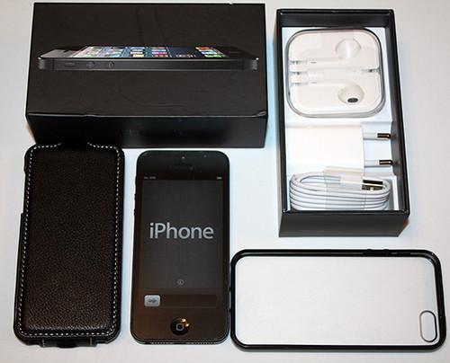 Apple iPhone 5 (último modelo) - 16GB - Negro y plata