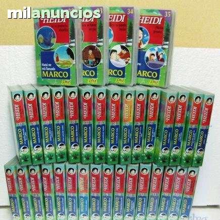 Colección vhs heidi/marco