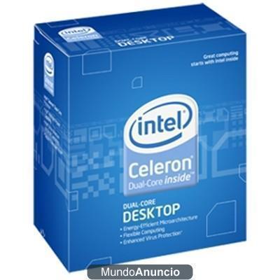 Procesador Intel Celeron Dual Core E1200 + ventilador + Tarjeta RAM 1GB DDR2 800M