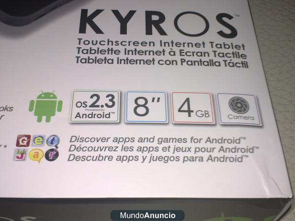 Se vende tablet coby kyros de Android
