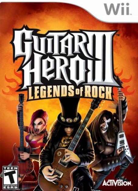 vendo guitar Hero III con guitarra todo original, nuevo y precintado para Wii, 45 €