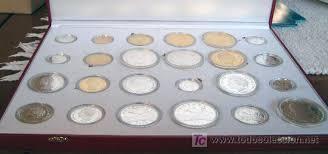 Coleccion de 24 monedas plata historia de España