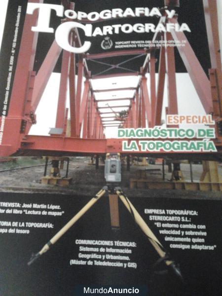 Colección revistas topografía