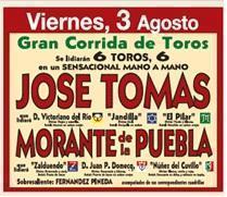 ENTRADAS JOSE TOMAS Y MORANTE EN HUELVA
