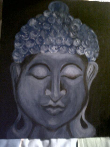 Pintura acrílica Buddha