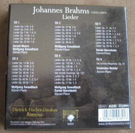 Brahms - Lieder