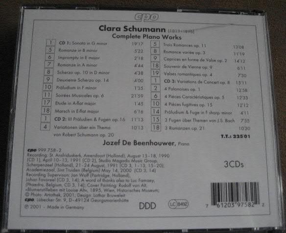 Clara Schumann - Obras para piano completas